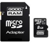 MicroSDHC 8GB CL10 UHS1 + adap. GOODRAM