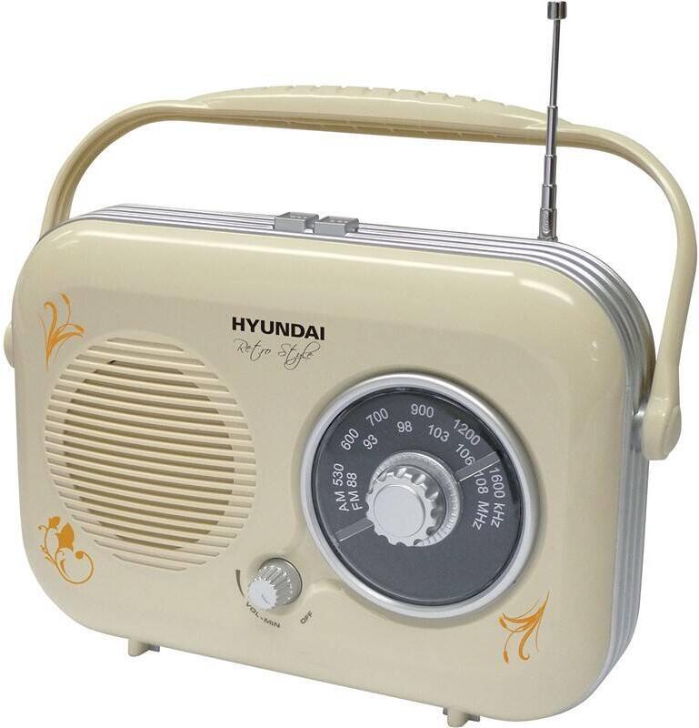 Radiopřijímač Hyundai PR 100B Retro, béžová