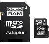 MicroSDHC 16GB CL4 + adapter GOODRAM
