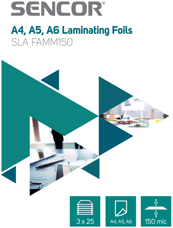 Laminovací fólie SENCOR SLA FAMM150