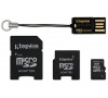Paměťová karta Kingston Micro SDHC 8GB + 2 adaptéry + čtečka MicroSD Gen2