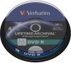 Disk Verbatim DVD-R M-Disc 4,7GB, 4x, printable, 10cake