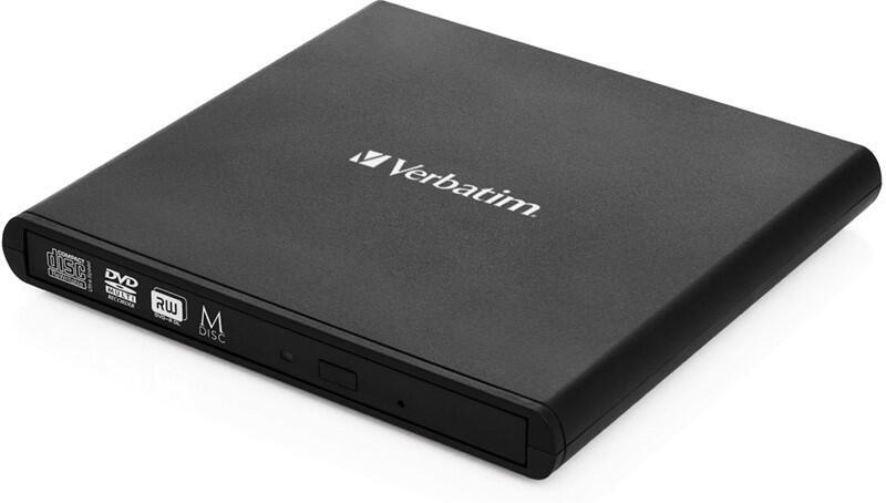 Externí DVD vypalovačka Verbatim CD/DVD Slimline USB 2.0 + Nero