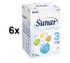 Kojenecké mléko Sunar Premium 3, 600g x 6ks