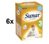 Kojenecké mléko Sunar Complex 3 banán, 600g x 6ks