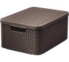 Box Curver Style S 6L s víkem tmavě hnědý