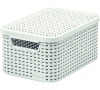 Box Curver Style S 6L s víkem krémově bílý
