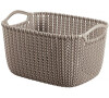 KNIT košík 3L / hnědá Curver