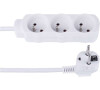 Prodlužovací kabel – 3 zásuvky, 1,2m, bílý