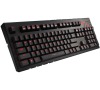 Cooler Master QuickFire Ultimate, herní klávesnice, Brown Switch, červené LED, US layout, černá