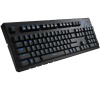 Cooler Master QuickFire Ultimate, herní klávesnice, Blue Switch, modré LED, US layout, černá