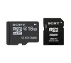 SDHC 16GB micro paměťová karta Entry, Class 4 + SD adaptér Sony