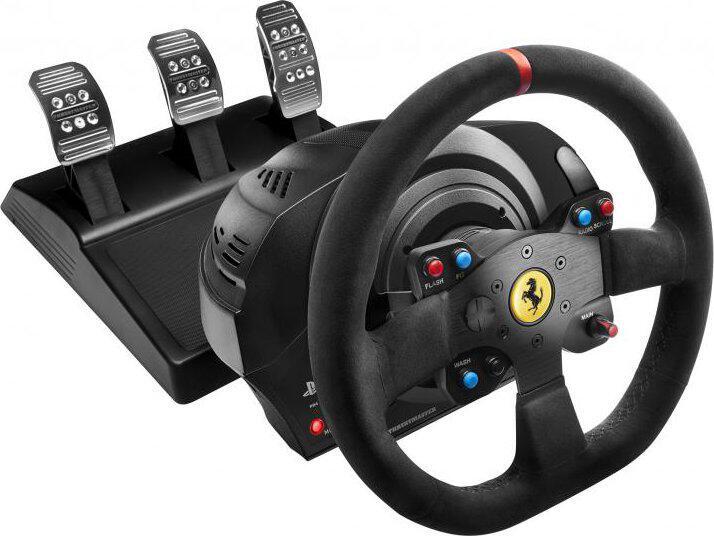 Thrustmaster Sada volantu a pedálů T300 Ferrari 599XX EVO Alcantara pro PS4 ,PS5, PC (4160652)