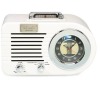 RICATECH PR220 Nostalgic Radio Off White