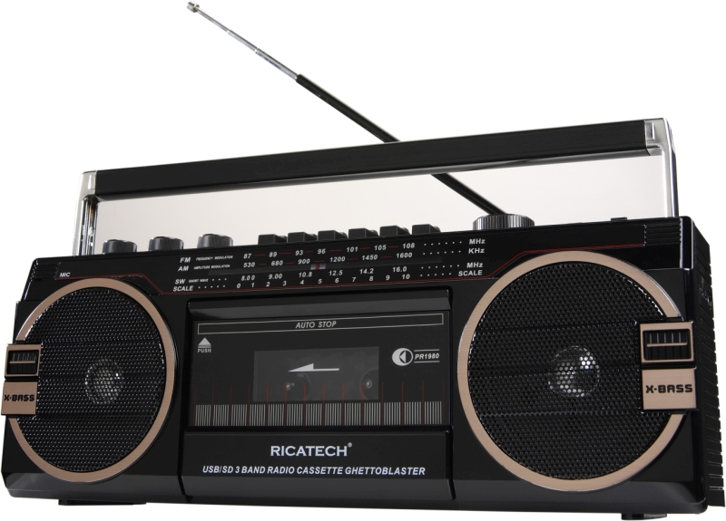 Kazetové rádio Ricatech PR1980 Ghettoblaster