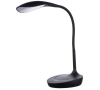 LED stolní lampa DEL-1321, černá s USB
