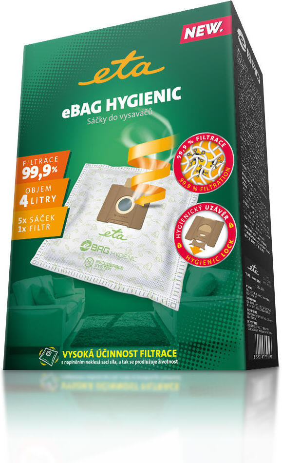 Sáčky do vysavače ETA eBag Hygienic 9600 68010