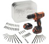 Aku vrtačka Black&Decker BDCDD12BAT, 2 aku