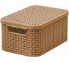 STYLE box s víkem - S - mocha Curver
