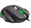 Myš C-Tech Akantha / optická / 6 tlačítek / 2400dpi - černá/zelená