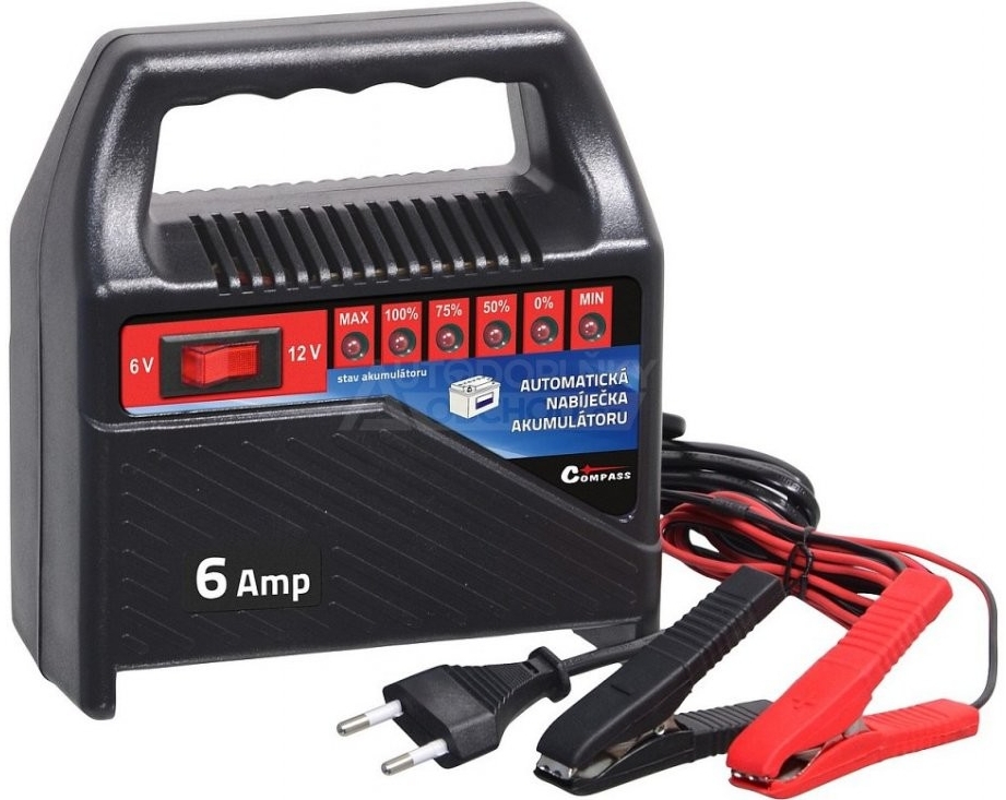 Nabíječka akumulátorů COMPASS 07136 6/12V 6A