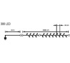 Světelný LED řetěz - 300 LED Massive 32476
