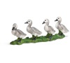 Zvířátka - 4 labutí mláďata za sebou SCHLEICH