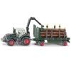 SIKU Farmer - traktor s lesním přívěsem 1:87
