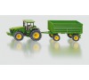 SIKU Farmer - traktor John Deere s vlekem, 1:50