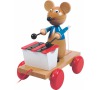 Tahací myš s xylofonem WOODY