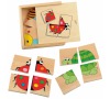 Mini puzzle "Beruška" v dř. krabičce WOODY