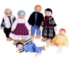 Panenky do domečku, 6 ks WOODY