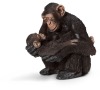 Zvířátko - samice šimpanze s mládětem SCHLEICH