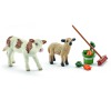 Sada na úklid stáje včetně telete a jehněte SCHLEICH