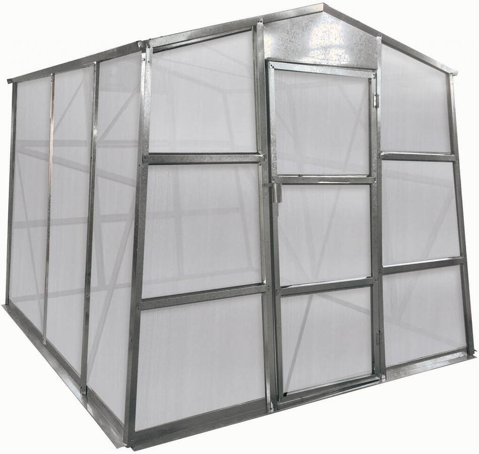 Skleník G21 GZ 48 - 251 x 191 cm, pozinkovaný