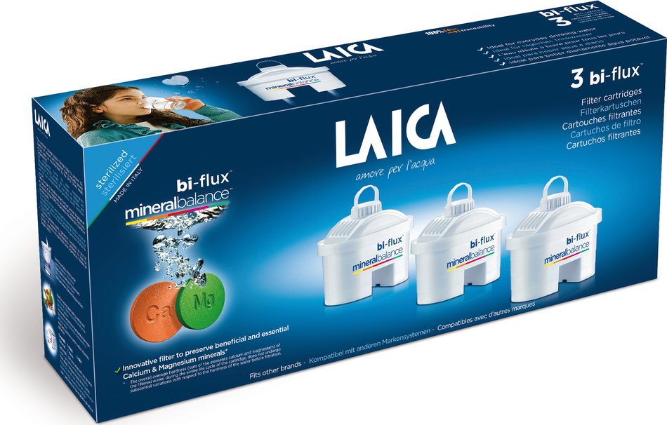 Laica Bi-Flux minerální balanc M3M, 3ks