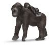 Zvířátko - gorila samice s mládětem SCHLEICH