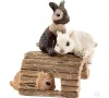 Zvířátko - mláďata králíků hrající si SCHLEICH