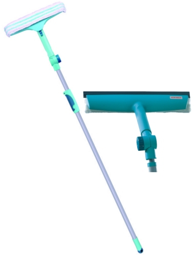 Mop na okna 33 cm Plus 3 v 1 s teleskopickou tyčí LEIFHEIT