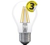 LED žárovka Filament A60 A++ 6W E27 teplá bílá