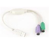Kabel CABLEXPERT adapter USB-2xPS/2 30cm