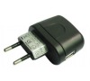 Nabíječka USB uni 230V Simple 1000mA BLACK