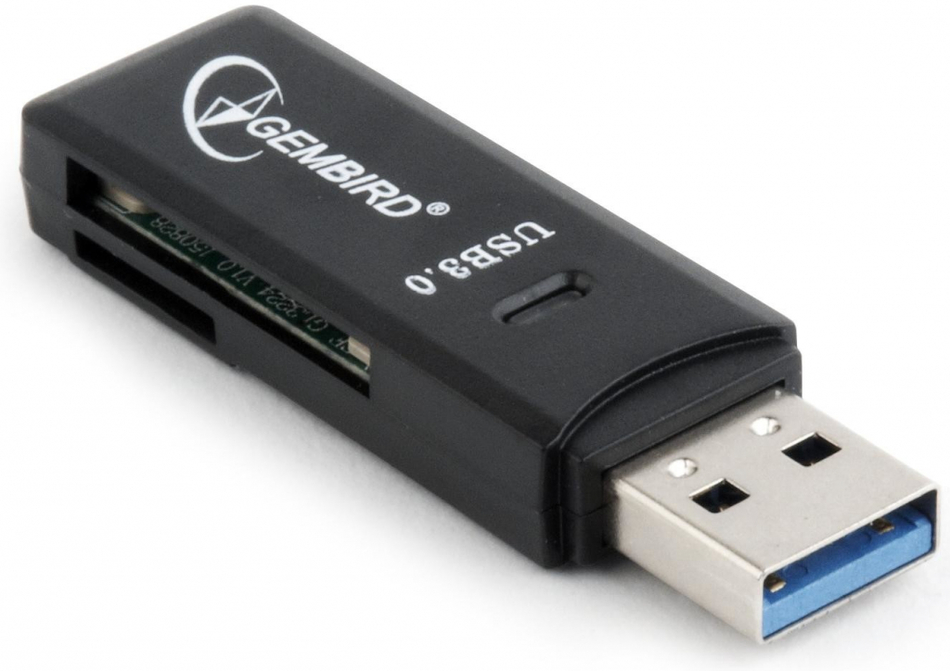 Čtečka karet USB 3.0, mini design, UHB-CR3-01, GEMBIRD