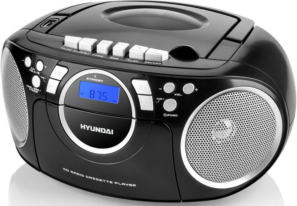 Radiomagnetofon Hyundai TRC 788 AU3BS, černý