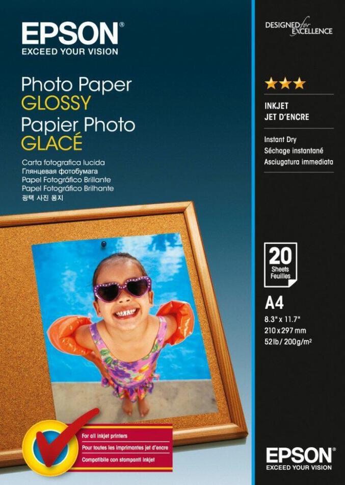 Epson Photo Paper Glossy A4 20 listů (C13S042538)