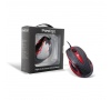 Myš Prestigio PJ-MSO3 USB 2.0 - červená - carbon