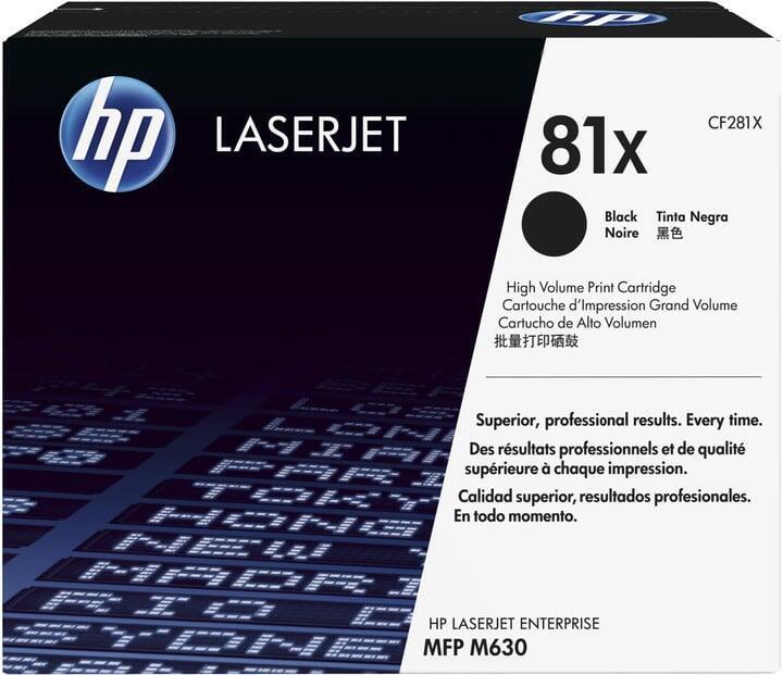 HP 81X tisková kazeta černá velká, CF281X