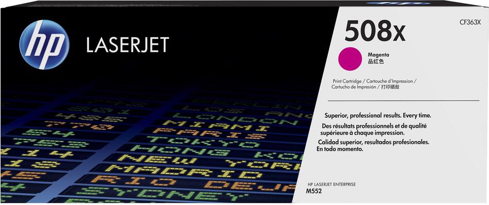 HP laserjet purpurový toner velký, CF363X