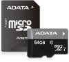 ADATA 64GB MicroSDXC Card+USB micro readerClass 10 (AUSDX64GUICL10-RM3BKBL)