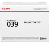 Canon CRG 039, černý (0287C001)